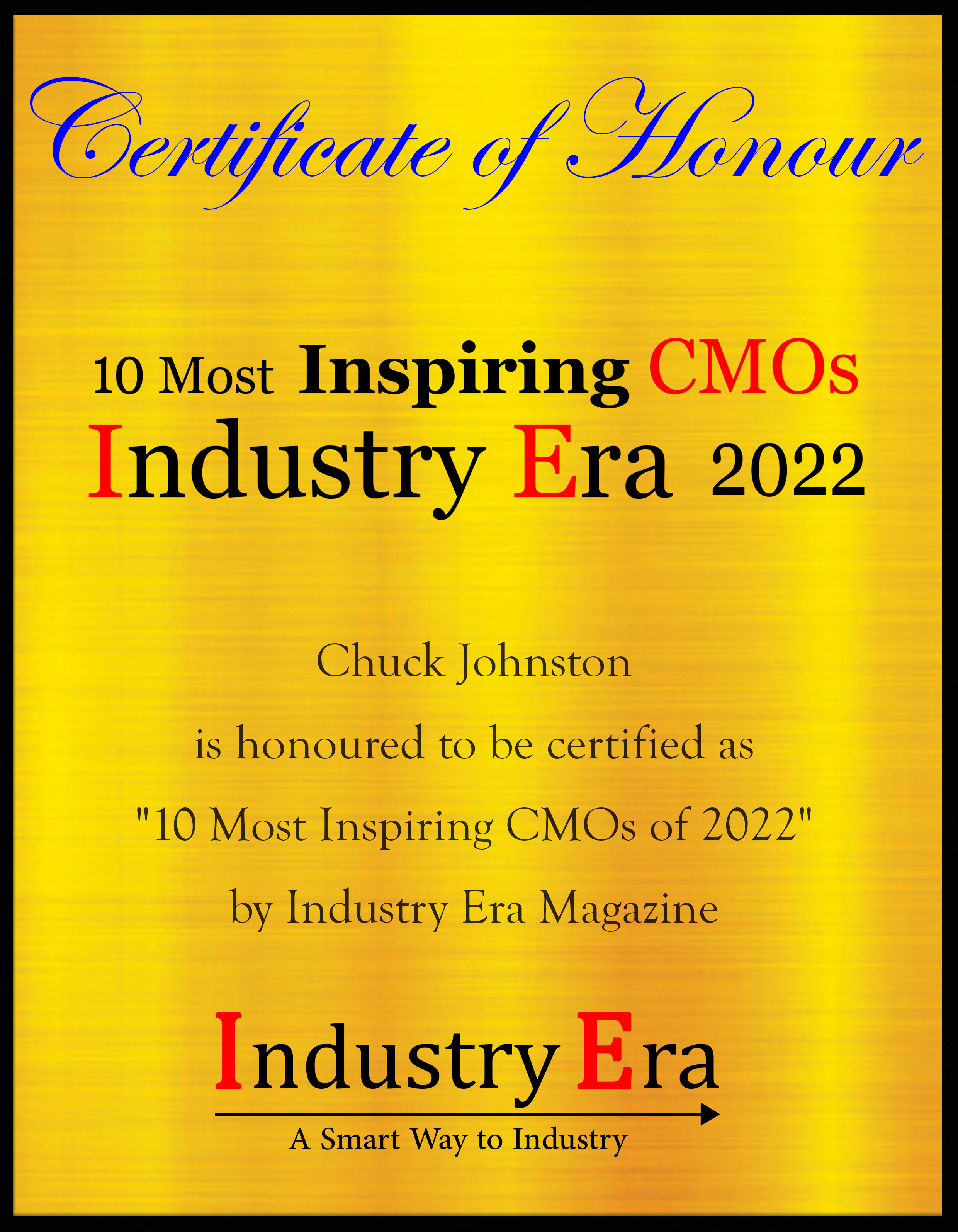 Chuck Johnston, CMO of FINEOS Certificate