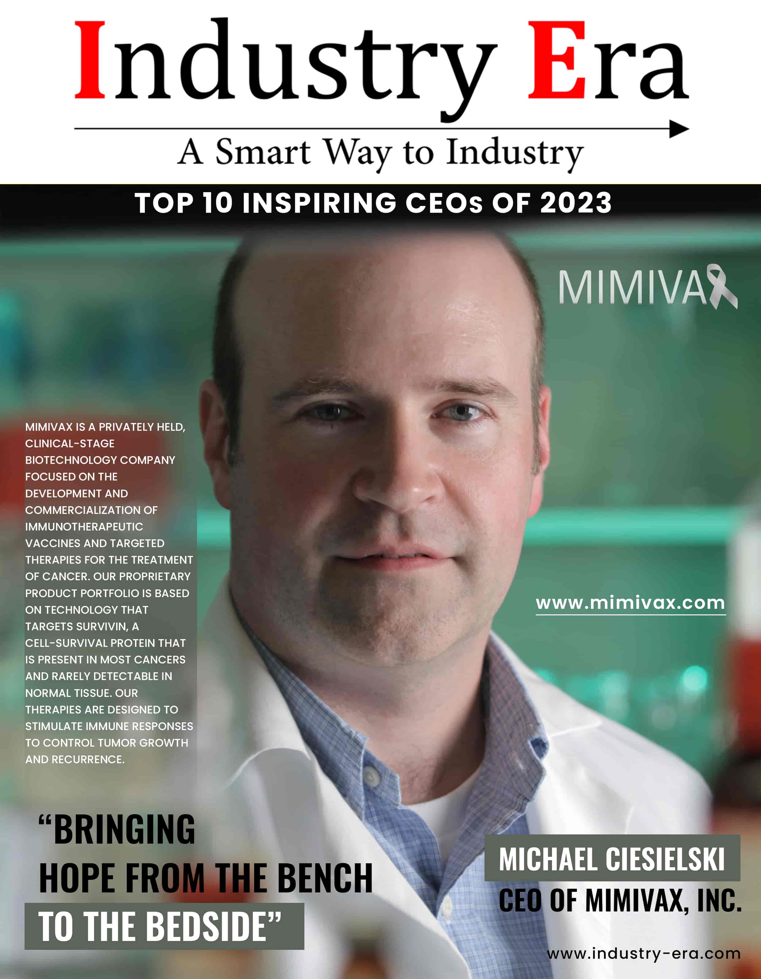 Top 10 Inspiring CEOs of 2023 Magazine